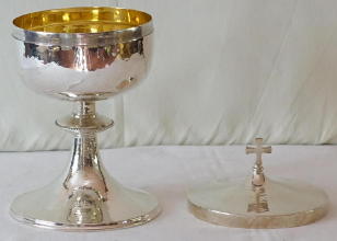 English sterling silver Ciborium